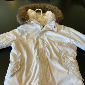 White TNA jacket Aritzia